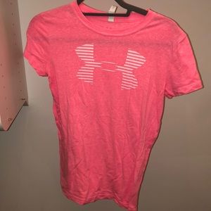 This is a Under Amor pink T-Shirt